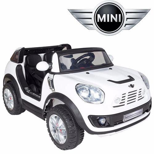 Nuevo! Mini Cooper 12v Doble 2 Niños A Bateria+ Control+ Mp3
