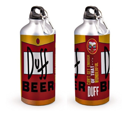 Termo Botella Deportiva De Duff Beer Cerveza