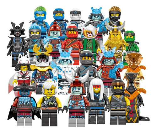 24 Figuras Ninjago V.2 Bloques Construccion Legos Coleccion