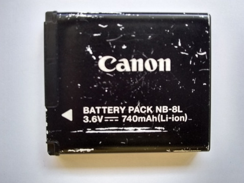 Batería Original Canon Nb-8l / 3.6v, 740mah (li-ion)
