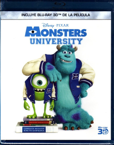 Monsters University 3d Disney Bluray Original Nuevo Sellado