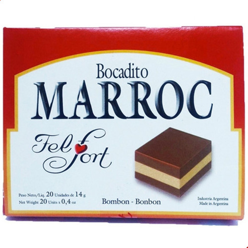 Bocadito Felfort Marroc 20 unidades de 14g