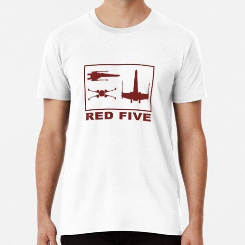 Remera Camiseta Red Five Roja Algodon Premium 