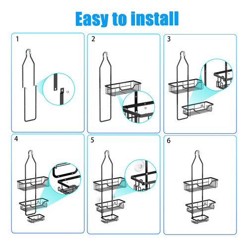 Almacenador De Productos Para El Baño Del Baño De Tres Pisos