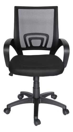 Silla de escritorio Offiho Eco-chair ergonómica negra