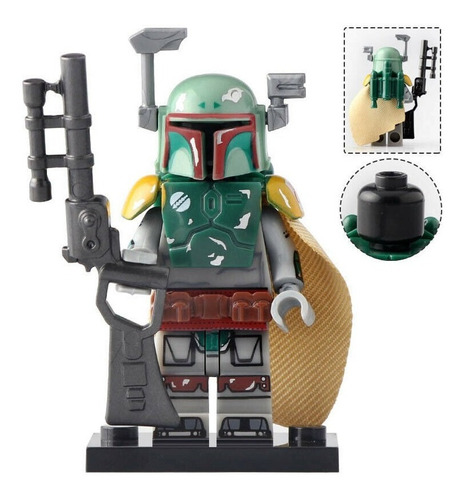 Minifigura Lego Boba Fett Mandalorian Star Wars