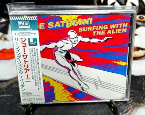 Cd Joe Satriani Surfing With The Alien Japón Bscd2 Impecable