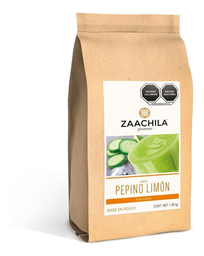 Zaachila Gourmet Pepino Limón Base Smoothie 1.36kg