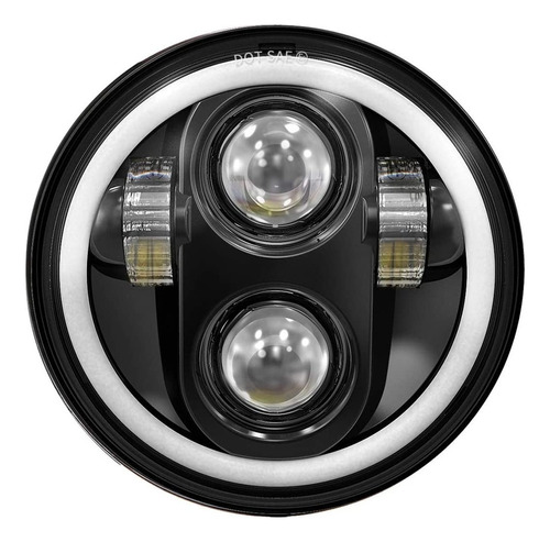 L Faro Led Harley 5 3/4 Led Drl Ojos De Angel 5.75'' Moto