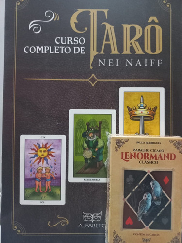 Nei Naiff Kit Curso Completo De Tarô E Baralho Cigano