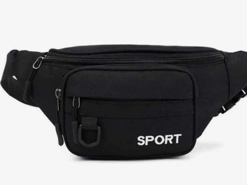 Riñonera Canguera Deportiva Premium De Viaje Negro S,a