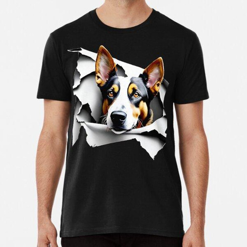 Remera Perro 3d Algodon Premium