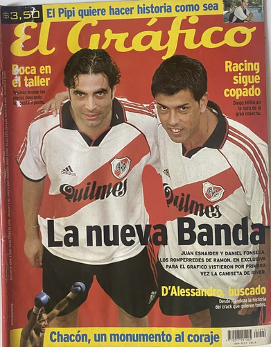 El Gráfico 4294 Antigua Revista 2002 Deportes Fútbol, P3-3g