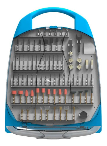 Minitorno Gamma 130w + 252 Accesorios Mini Torno G19502ac Frecuencia 50 Hz Potencia 130 W