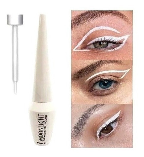 Delineador Liquido Blanco De Ojos Moonlight De Pink 21