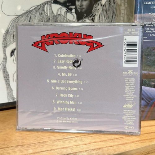 Cd Krokus Hardware Eu Import. Remasterizado