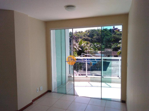 Maravilhoso Apartamento Com 2 Dormitórios À Venda, 72 M² Por R$ 255.000 - Costazul - Rio Das Ostras/rj - Ap0586