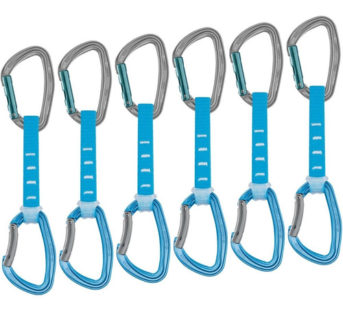 6 Anillas Petzl Cinta Express Djinn Axess Pack Escalada