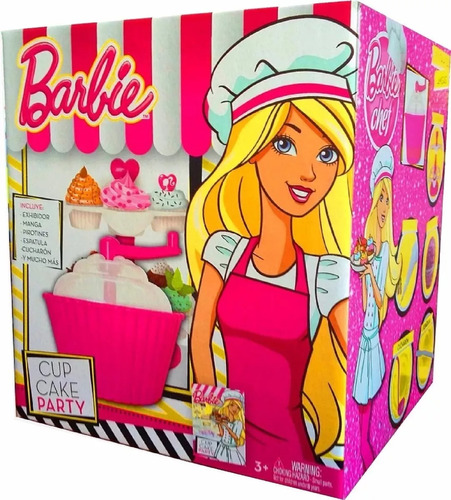  Barbie Chef Cupcake Party Original Con Accesorios - Premium