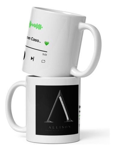 Taza Musical Allison | Rómpase El Vidrio En Caso De Emergen. Taza
