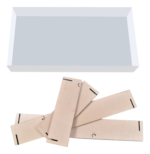 A Molde De Mesa For Fundición De Resina, Molde Rectangular .