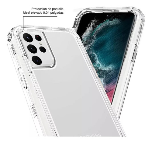 Funda Para Honor Uso Rudo 3 En 1 Grado Militar Antigolpes Transparente Honor 200