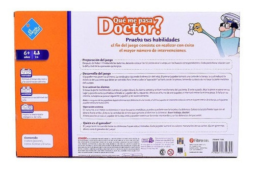 Imagen 3 de 6 de Juego De Mesa ¿que Me Pasa Doctor? Duende Azul Operando Full