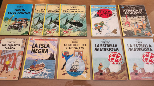 Lote Historietas Libros Revistas Comics Tintin Tin Tin 