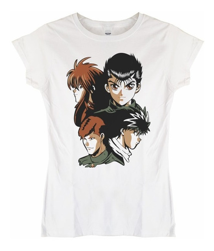 Polera Mujer Yu Yu Hakusho Yusuke Kazuma Kura Anime Polerad