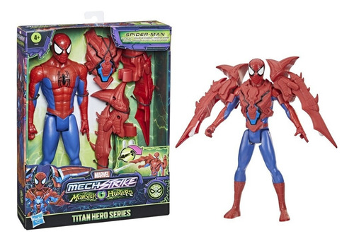 Figura Marvel Monster Strike Spiderman Armadura De Caza