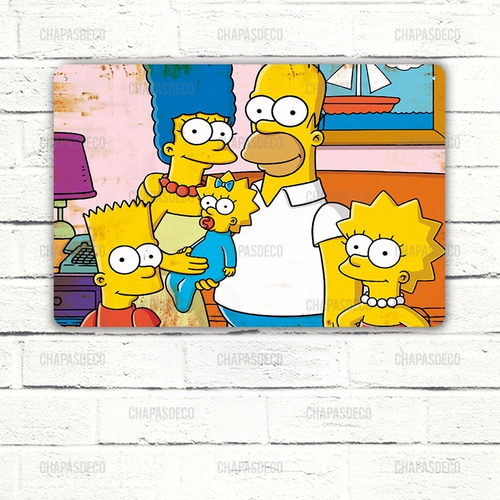 Cartel De Chapa Los Simpsons®