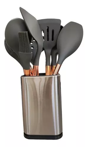 Set Utensilios x11 De Silicona Resistente Cocina LO8-4 – Cómpralo en casa