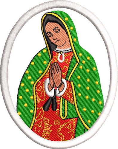 Parche Bordado Virgen De Guadalupe