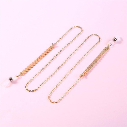 X Cadena Para Gafas De Sol Con Forma De Perlas, Soporte