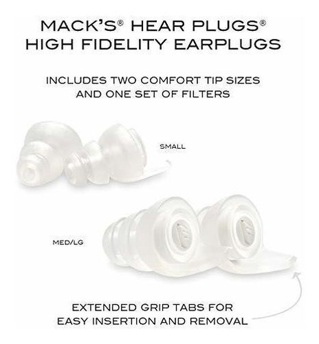 Tapones Para Oídos - Mack's High Fidelity Ear Plugs For Conc