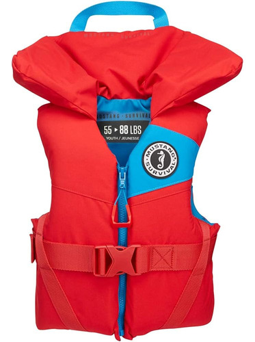 Mustang Survival - Youth Foam Pfd - Imperial Red, Youth (55 