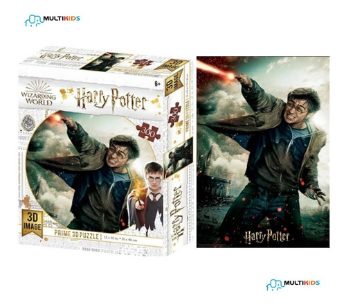 Quebra-cabeça 3d Battle Harry Potter 300 Peças Multikids