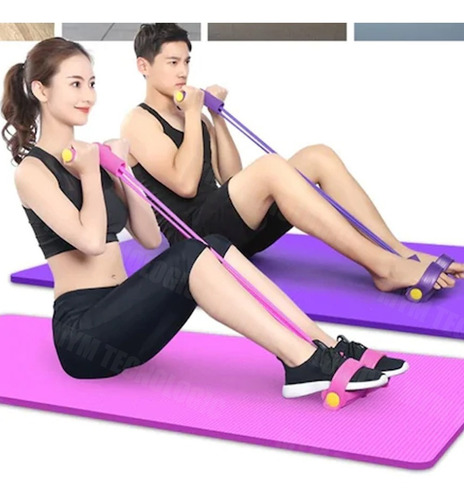 Banda Elástica Rosada Ejercicio Soporte Body Trimmer
