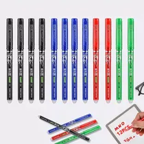 Comprar 12 Plumas Borrables Surtidas 2 Rojas 4 Azules 4 Negras 2 Verdes Boligrafo Lapicero Borra Tinta