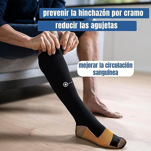 Calcetines De Compresion Medias De Compresion Circul 4 Pares