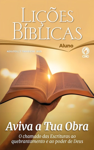 Revista Lições Bíblicas Ebd 1º Trimestre Adulto Aluno Cpad Blanda