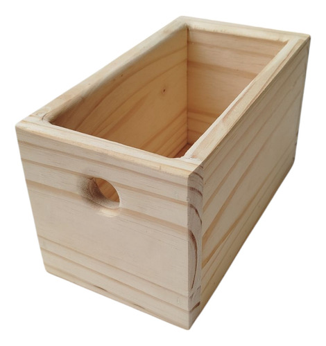 Cajón Canasto De Madera Deco Guardado