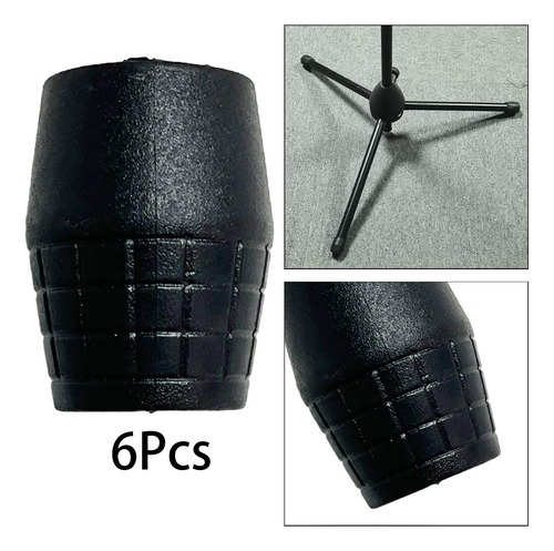 6x Almohadillas De Goma Para Soporte De Micrófono, Cubierta