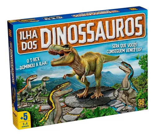 Jogo Tabuleiro Infantil Dinossauro Game Dino Tiro Ao Alvo - Braskit - Jogos  de Tabuleiro - Magazine Luiza