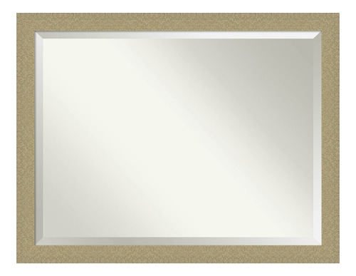 Mirror De Pared Enmarcado De Arte Amanti, 34.2 X 44.2, Oro M