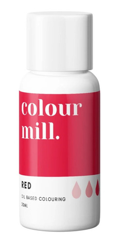 Colorante Colour Mill 20ml Liposoluble - Red / Rojo