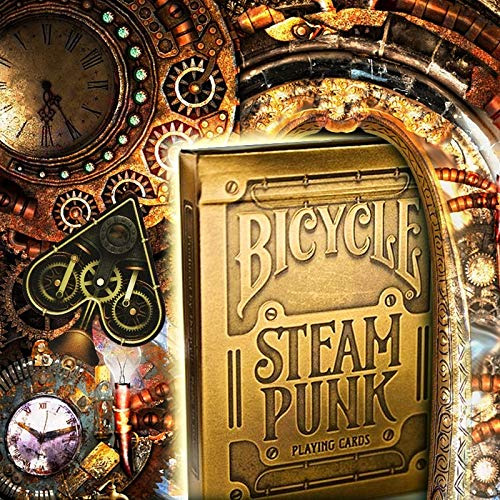 Bicicleta Steampunk Gold Tarjetas De Pago