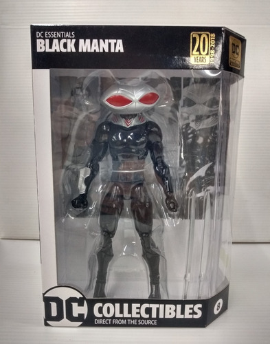 Figura Black Manta Dc Collectible Ed. 20 Años