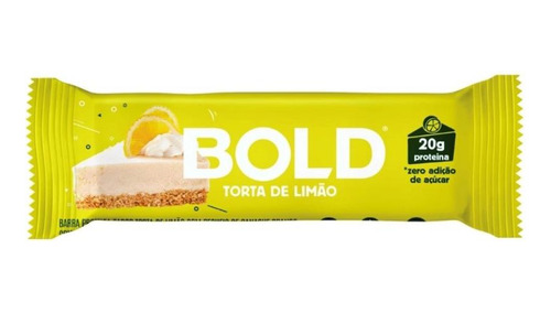 Barra Proteíca Torta De Limão 60g Bold