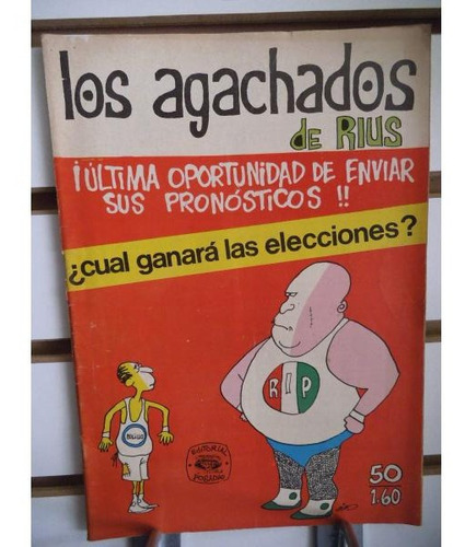 Comic Los Agachados De Rius 50 Editorial Posada Vintage